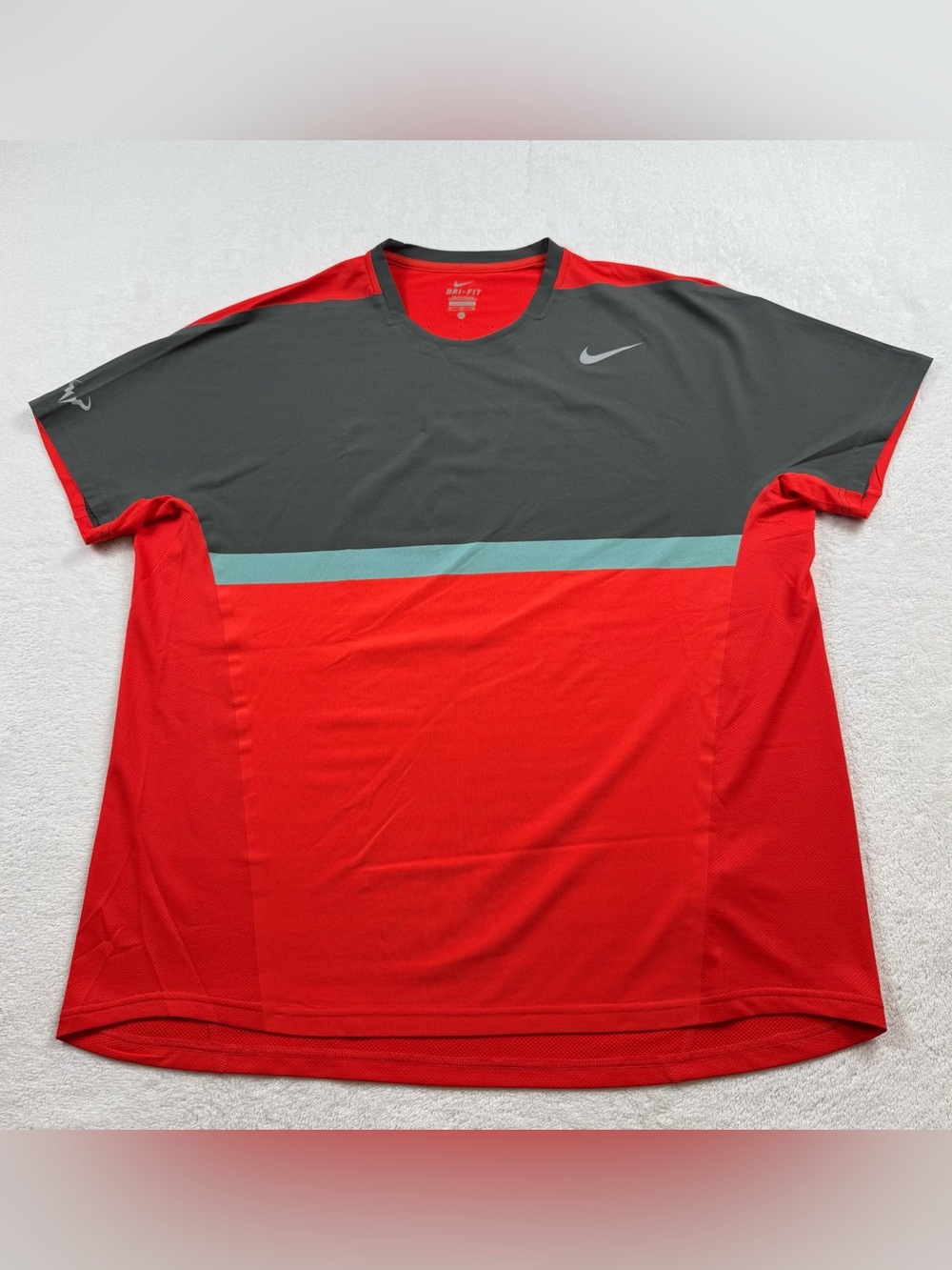 Nike Rafael Nadal premier t-shirt men’s XL red tennis performance 2014 AU, open